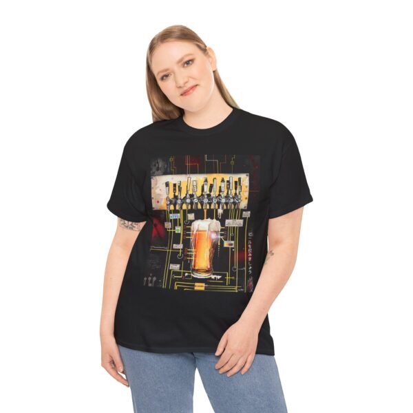 Woman Wearing Beer On Tap T-Shirt