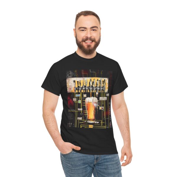 Man Wearing Beer On Tap T-Shirt