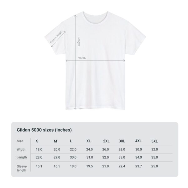 Mechakitten T-Shirt Size Chart