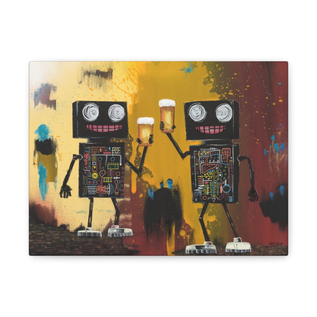 Beer_Bro_Bots (Canvas Print)
